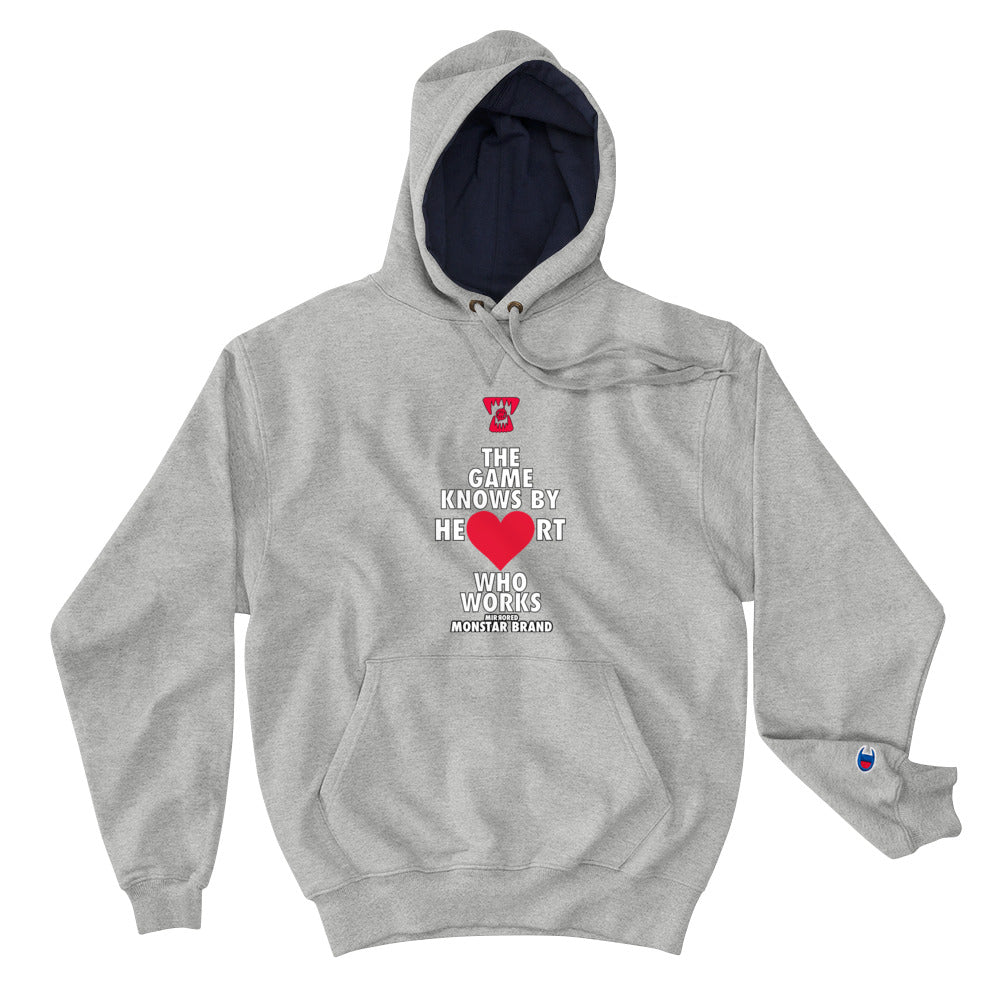 MMB - The Game Knows By Heart Who Works Champion Hoodie