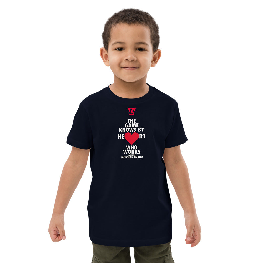 MMB - The Game Knows By Heart Who Works Organic cotton kids t-shirt