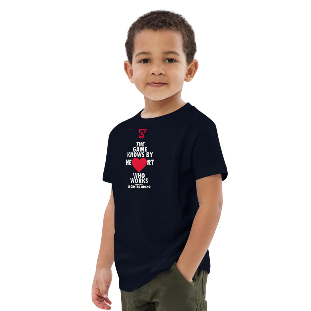 MMB - The Game Knows By Heart Who Works Organic cotton kids t-shirt