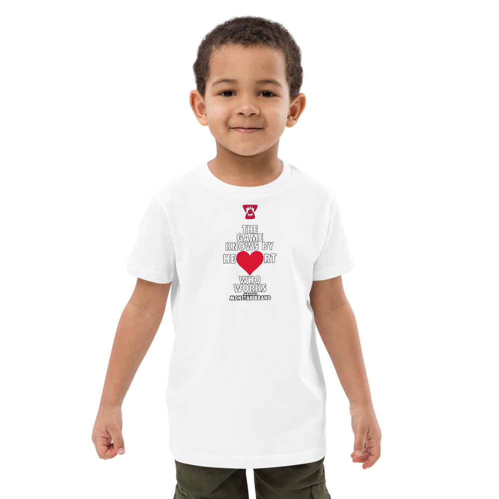 MMB - The Game Knows By Heart Who Works Organic cotton kids t-shirt