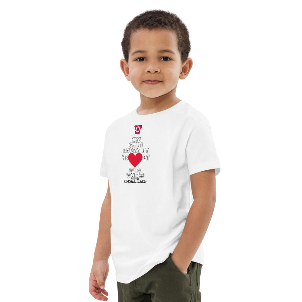 MMB - The Game Knows By Heart Who Works Organic cotton kids t-shirt