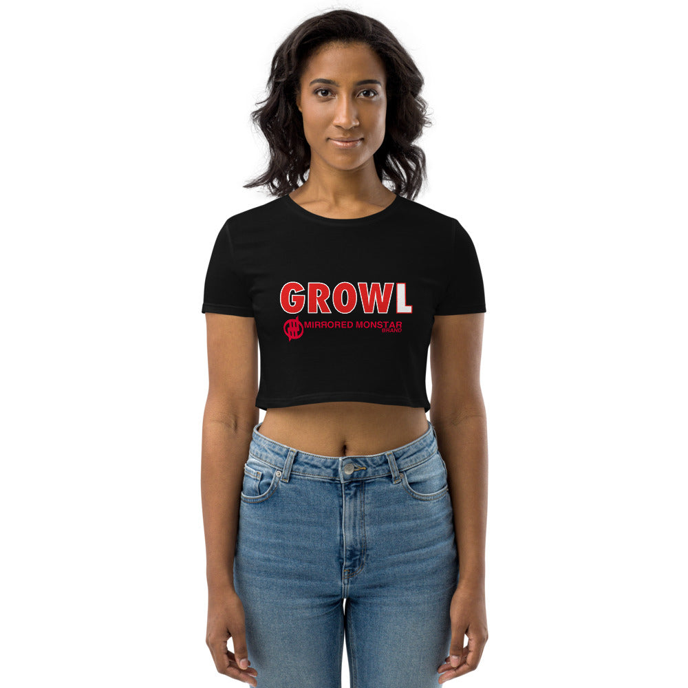 MMB - GROW and GROWL Organic Crop Top