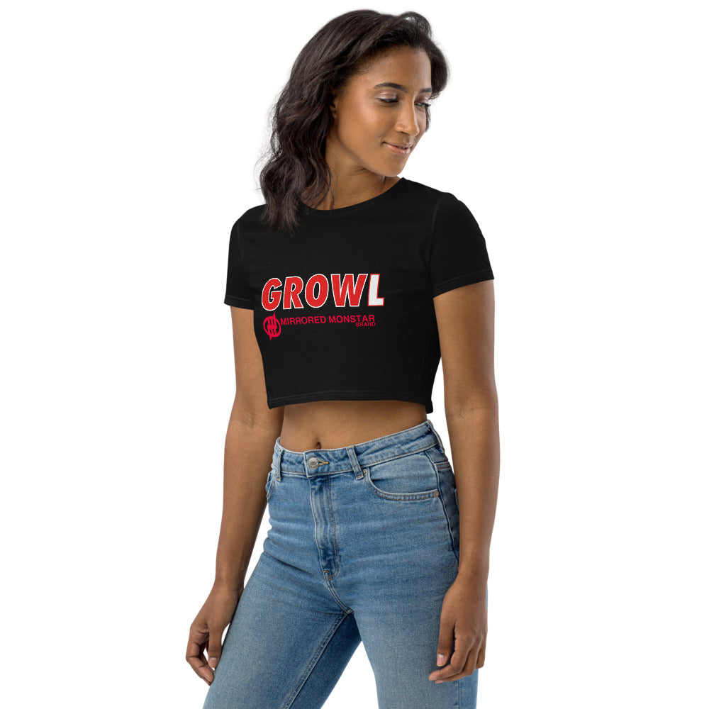 MMB - GROW and GROWL Organic Crop Top