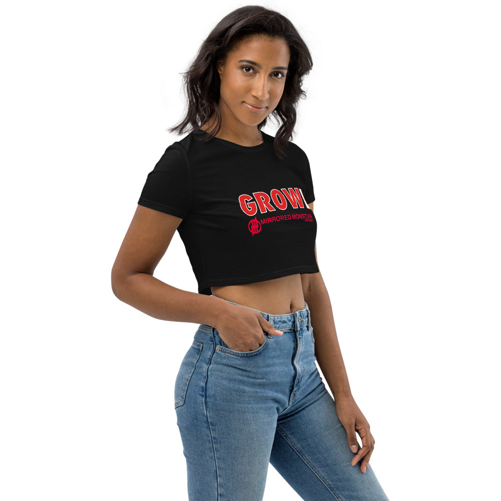 MMB - GROW and GROWL Organic Crop Top