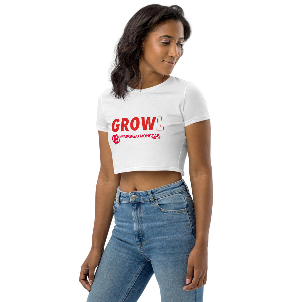 MMB - GROW and GROWL Organic Crop Top