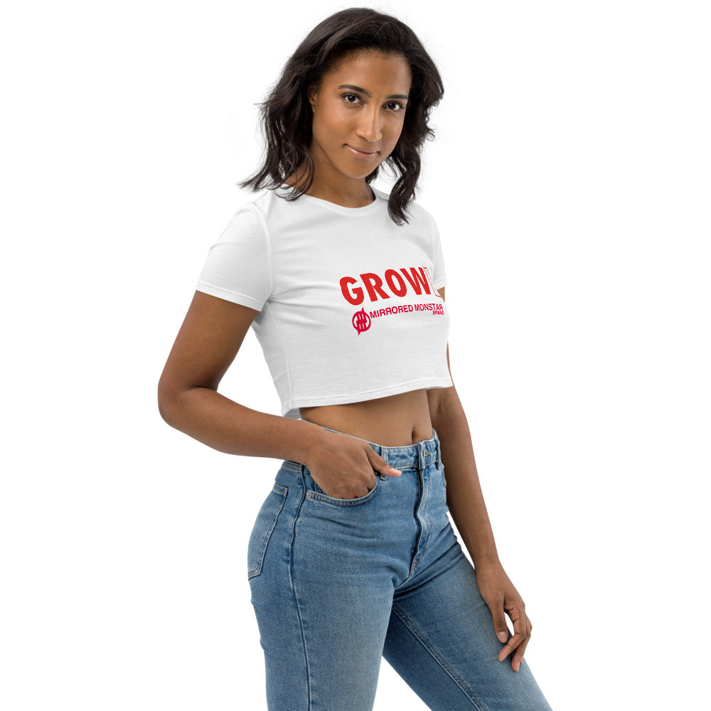 MMB - GROW and GROWL Organic Crop Top