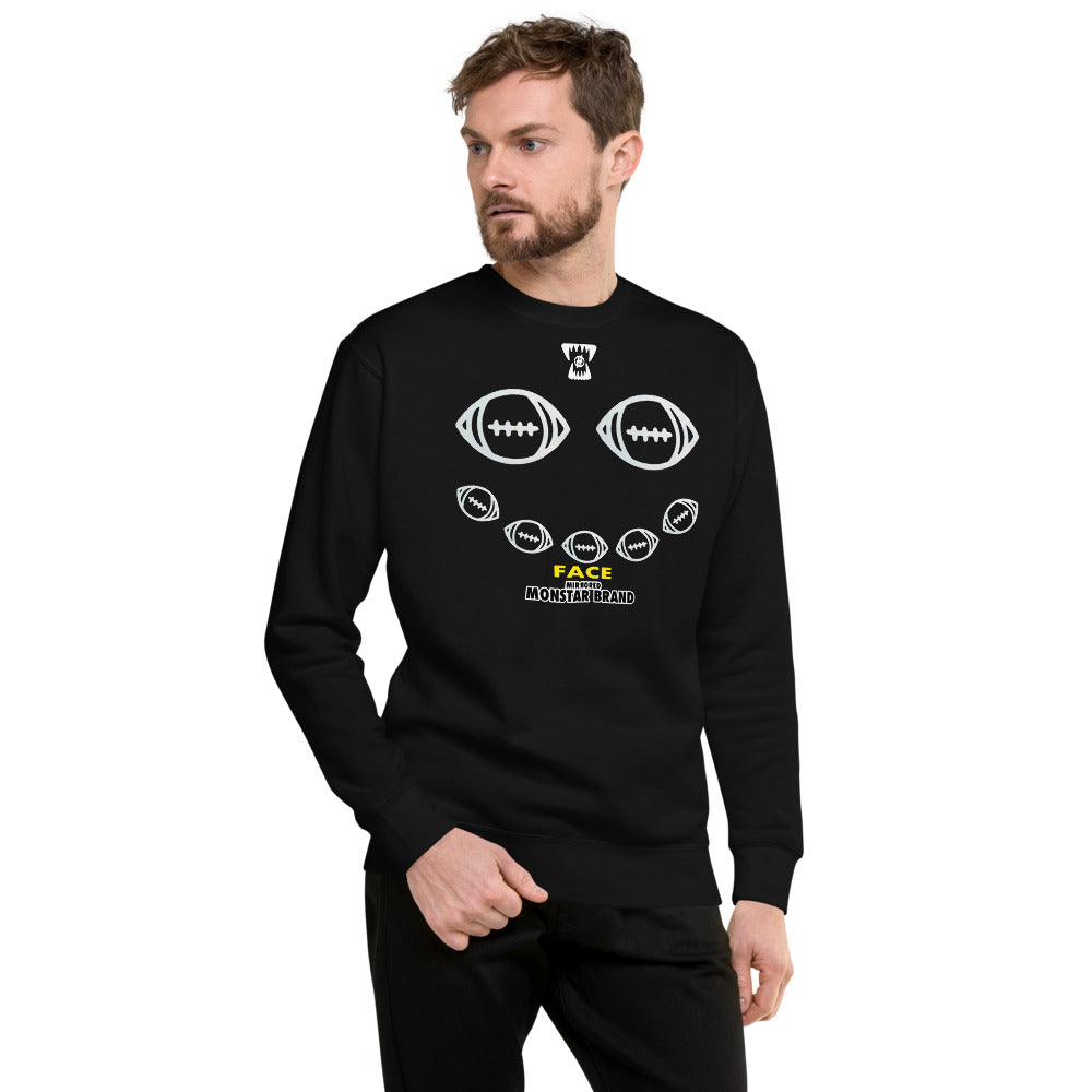 MMB - Football Smiley Face Unisex Fleece Pullover