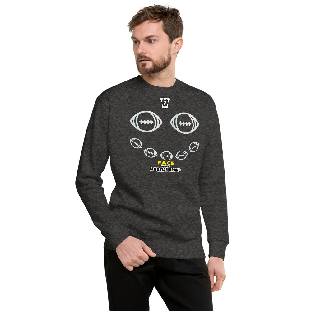 MMB - Football Smiley Face Unisex Fleece Pullover