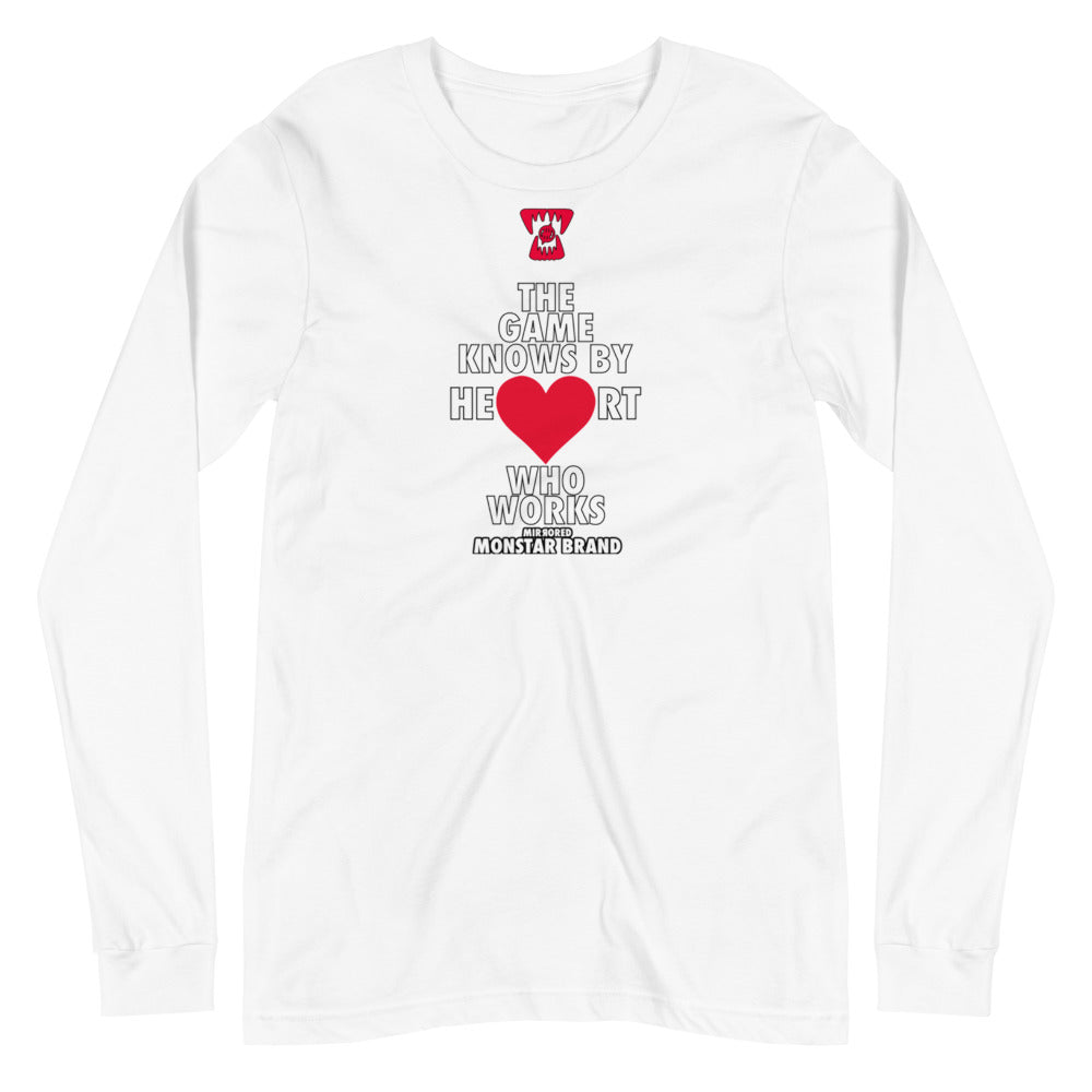 MMB - The Game Knows By Heart Who Works Unisex Long Sleeve Tee