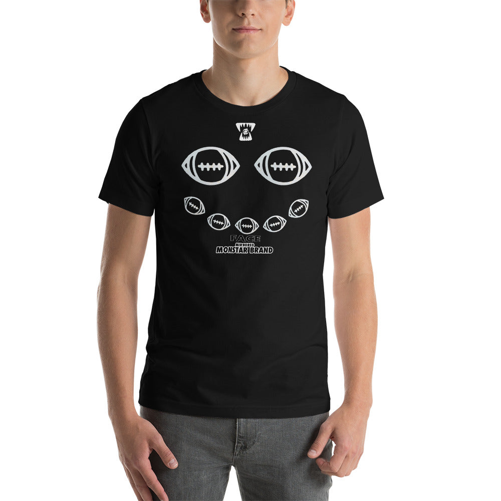 MMB - Football Smiley Face Short-Sleeve Unisex T-Shirt