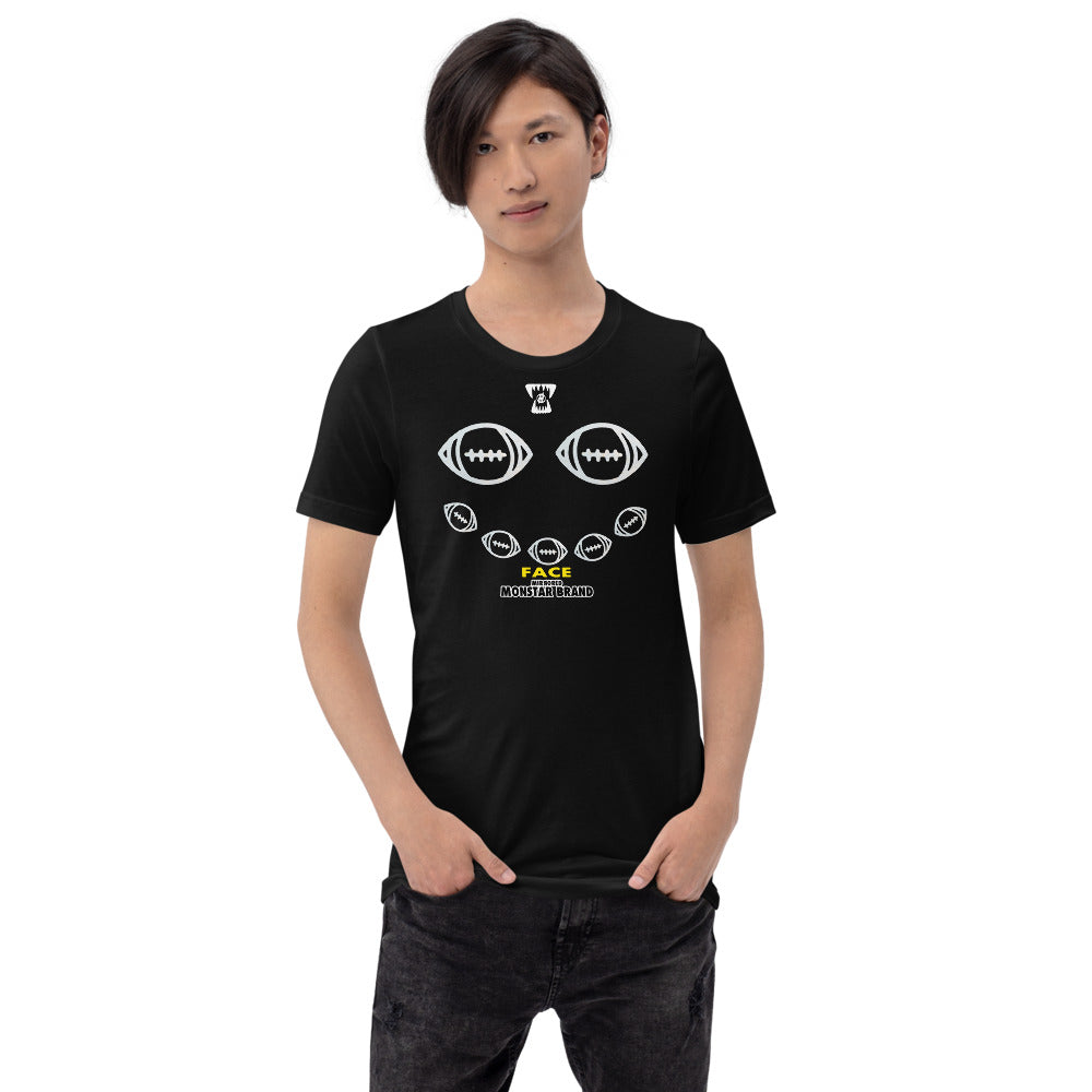 MMB - Football Smiley Face Short-Sleeve Unisex T-Shirt