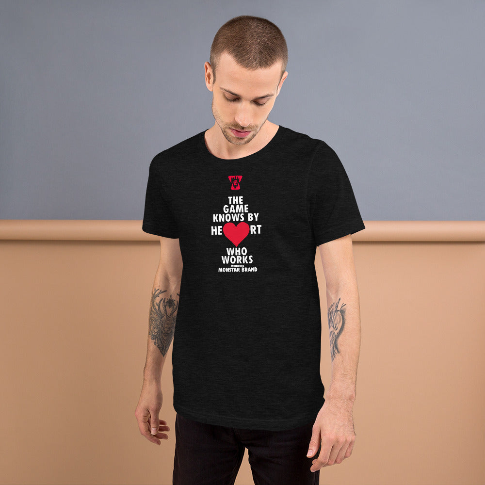 MMB - The Game Knows By Heart Who Works Short-Sleeve Unisex T-Shirt