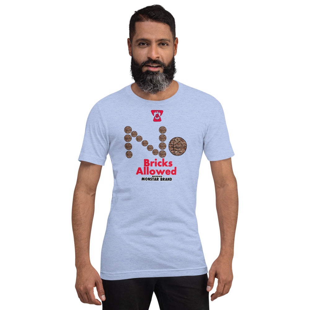 MMB - No Bricks Allowed Short-Sleeve Unisex T-Shirt