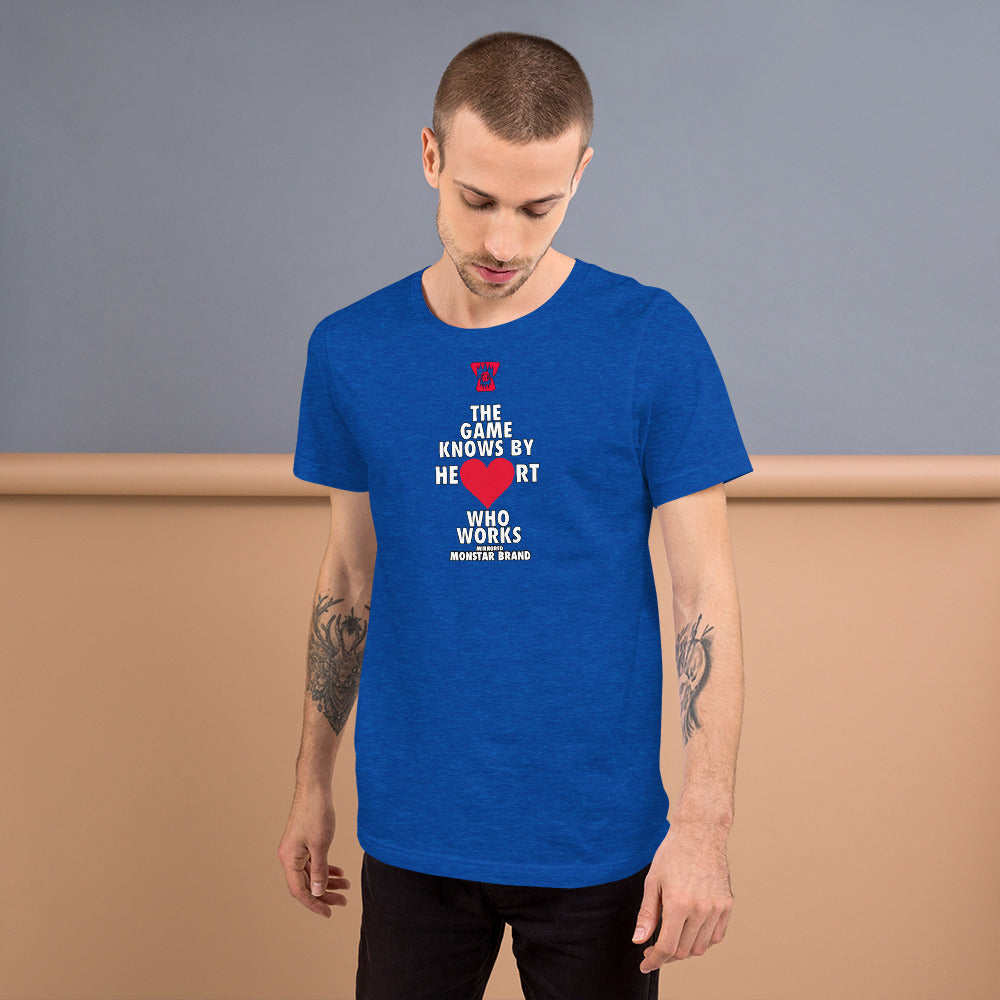 MMB - The Game Knows By Heart Who Works Short-Sleeve Unisex T-Shirt