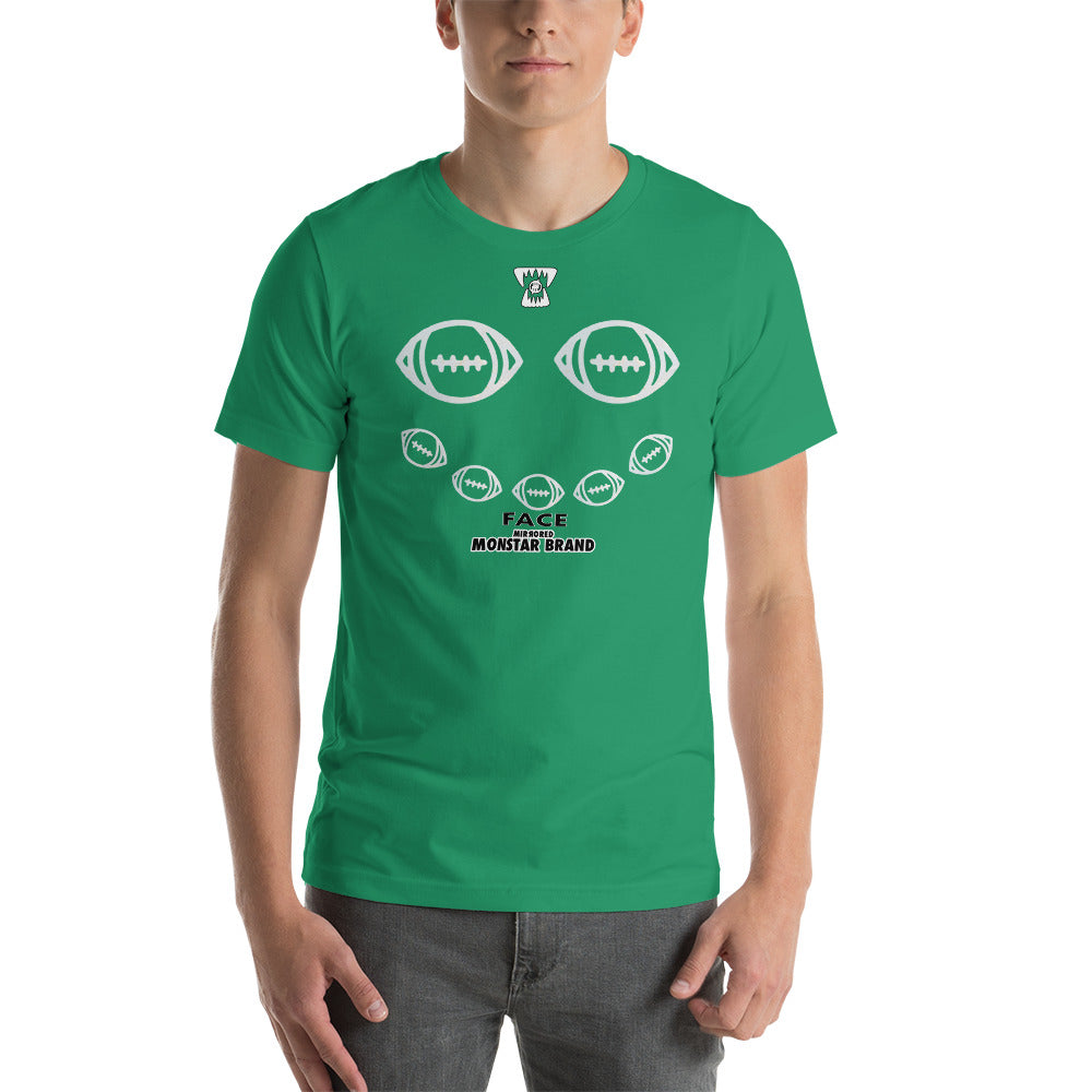 MMB - Football Smiley Face Short-Sleeve Unisex T-Shirt