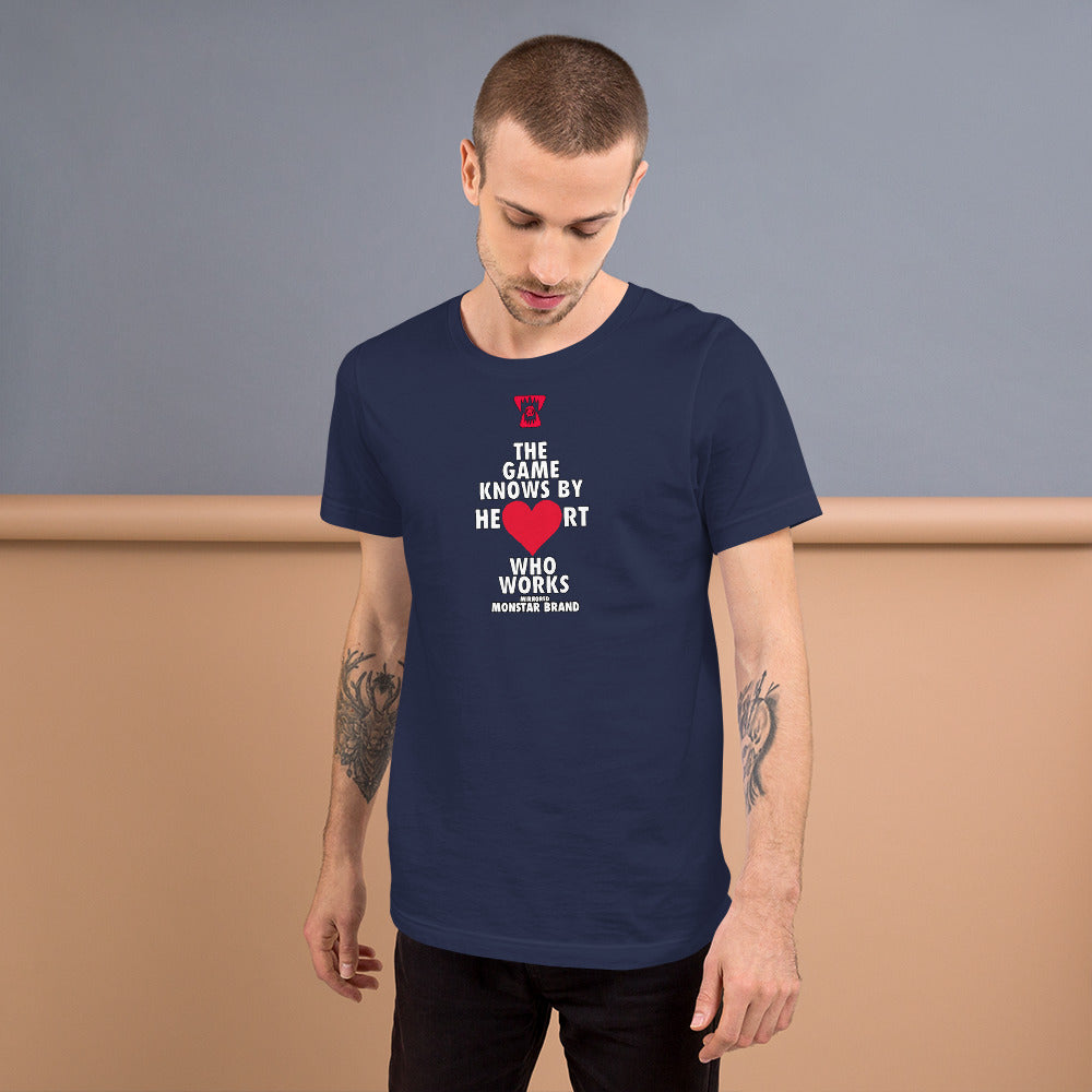 MMB - The Game Knows By Heart Who Works Short-Sleeve Unisex T-Shirt