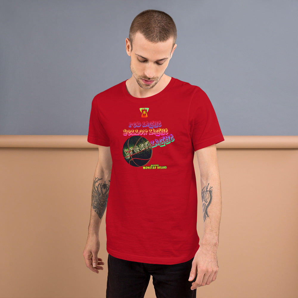 MMB - Red Light, Yellow Light, GREENLIGHT Short-Sleeve Unisex T-Shirt