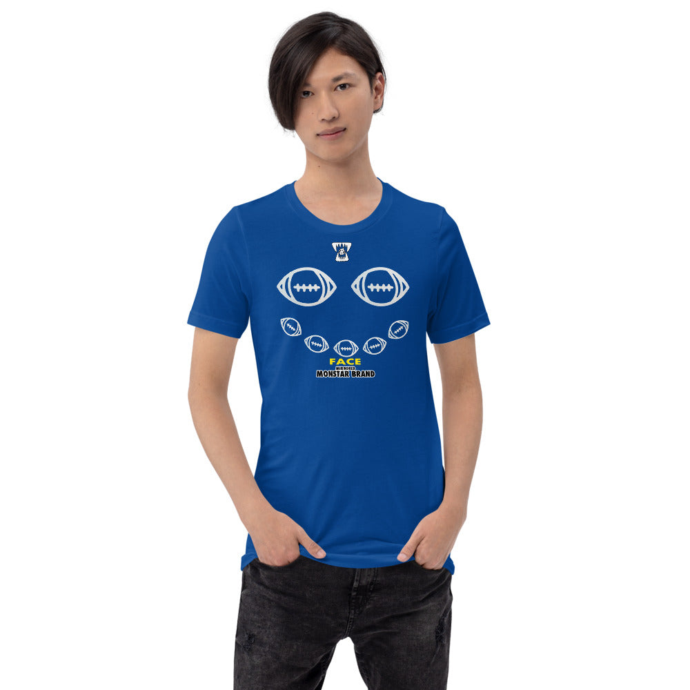 MMB - Football Smiley Face Short-Sleeve Unisex T-Shirt