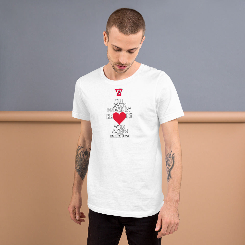 MMB - The Game Knows By Heart Who Works Short-Sleeve Unisex T-Shirt