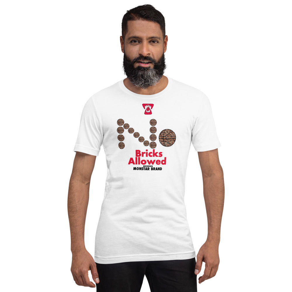 MMB - No Bricks Allowed Short-Sleeve Unisex T-Shirt