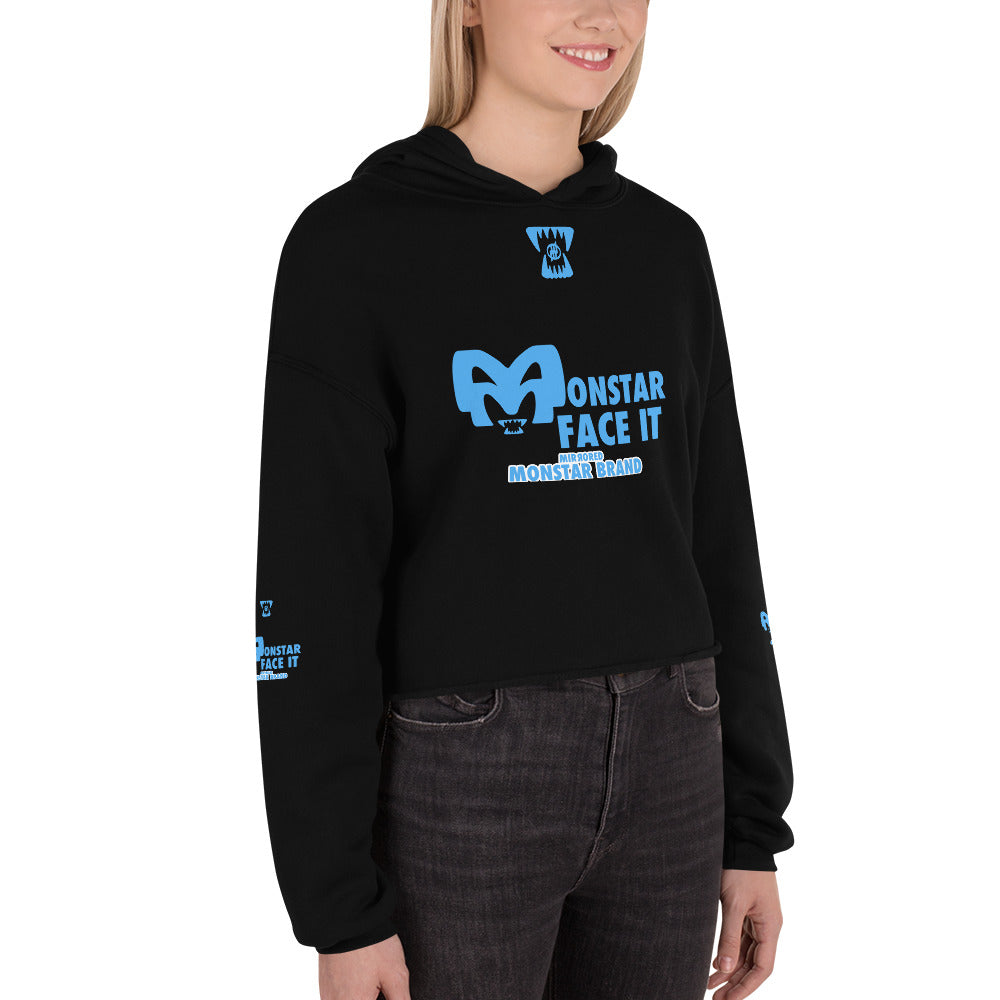 MMB -Monstar Face It Crop Hoodie