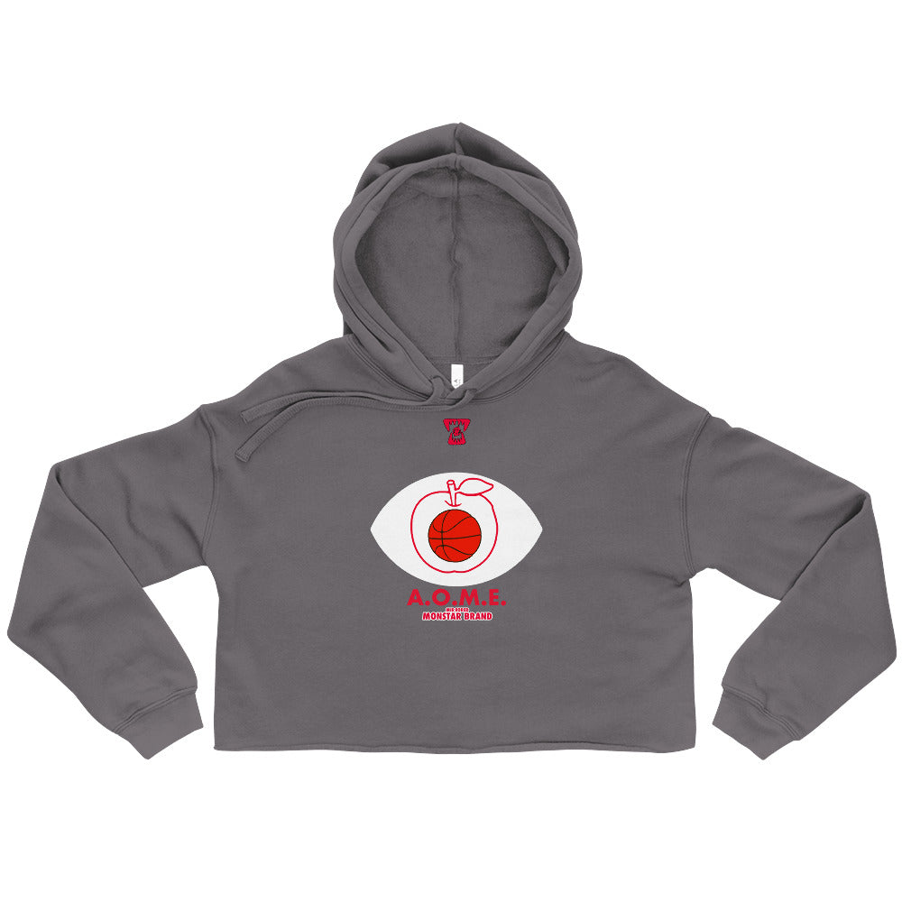 MMB - Basketball Is The Apple Of My Eye Crop Hoodie