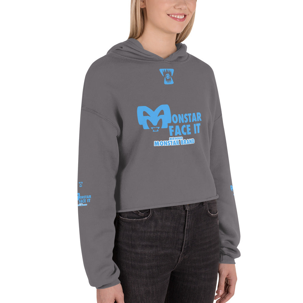 MMB -Monstar Face It Crop Hoodie