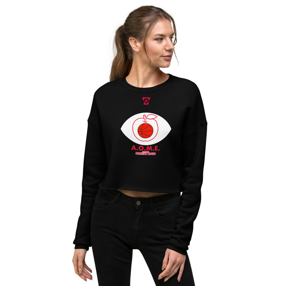 MMB - Basketball Is The Apple Of My Eye Crop Sweatshirt