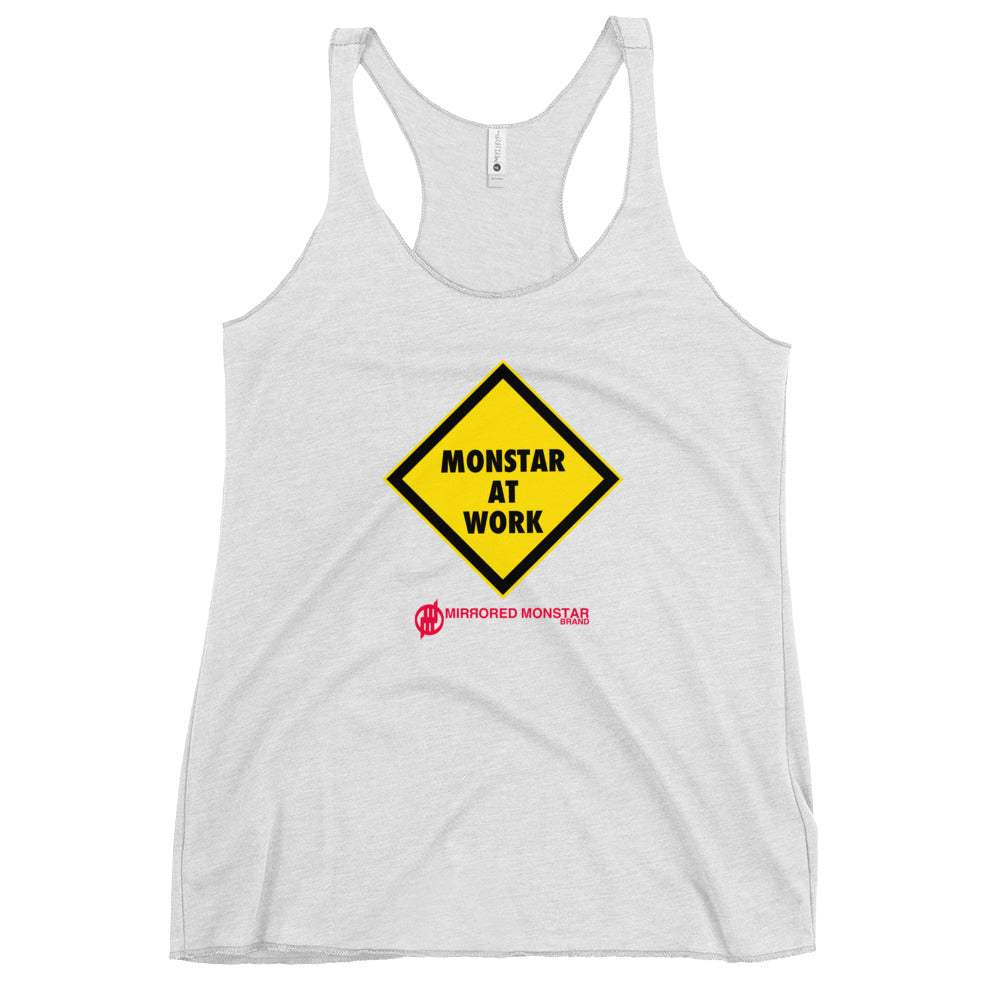 MMB - Monstar At Work Women's Racerback Tank