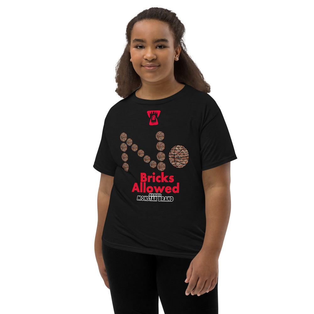 MMB - No Bricks Allowed Youth Short Sleeve T-Shirt