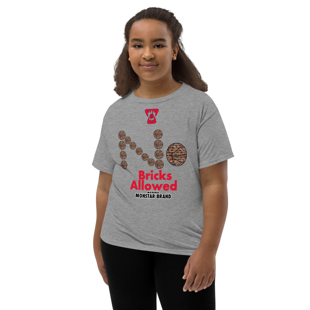 MMB - No Bricks Allowed Youth Short Sleeve T-Shirt