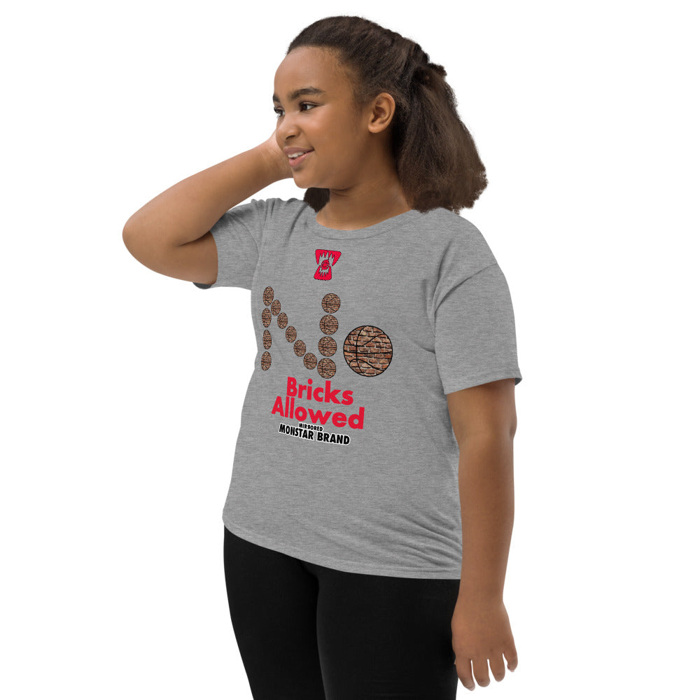 MMB - No Bricks Allowed Youth Short Sleeve T-Shirt