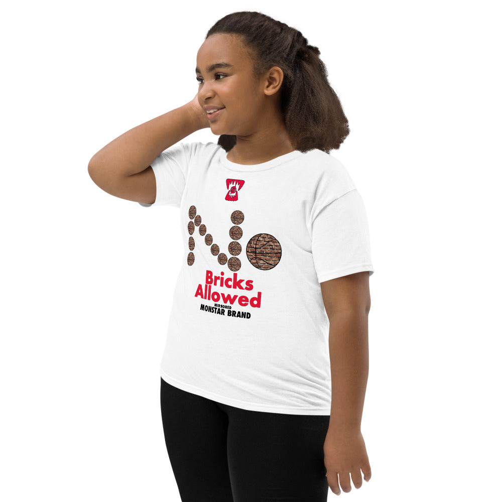 MMB - No Bricks Allowed Youth Short Sleeve T-Shirt