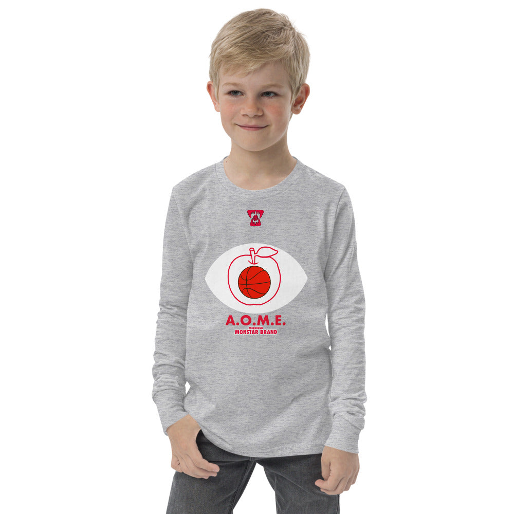 MMB - Basketball Is The Apple Of My Eye Youth long sleeve tee