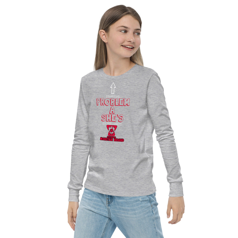 MMB - OTC She's A Problem Youth long sleeve tee