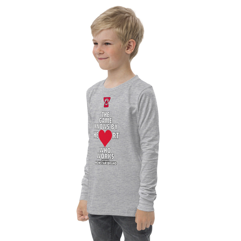 MMB - The Game Knows By Heart Who Works Youth long sleeve tee