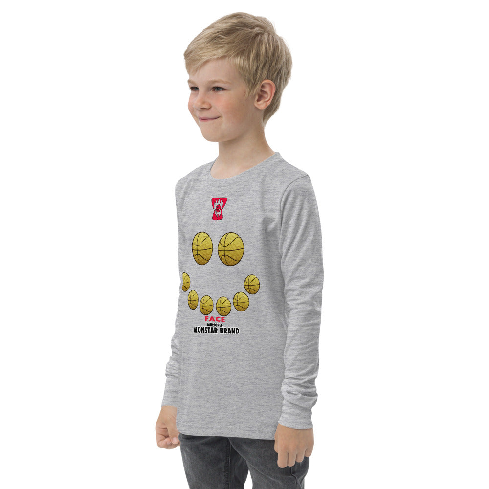 MMB - Hoop Smiley Face Youth long sleeve tee