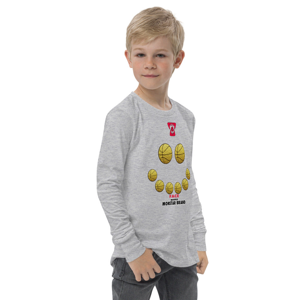 MMB - Hoop Smiley Face Youth long sleeve tee