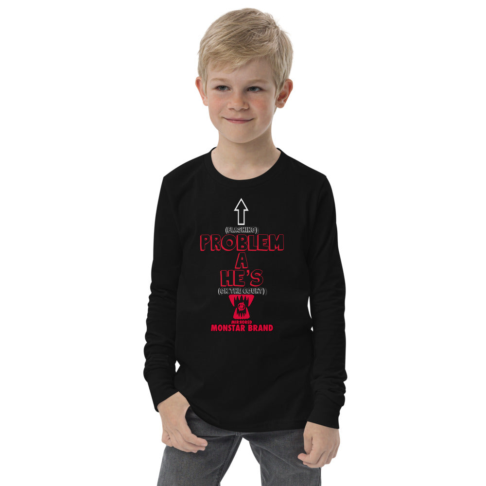 MMB - OTC He's A Problem Youth long sleeve tee