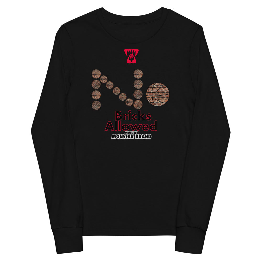 MMB - No Bricks Allowed Youth long sleeve tee