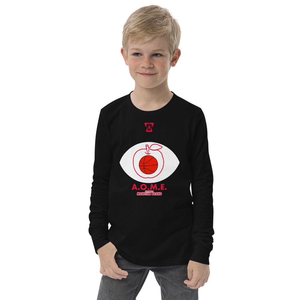 MMB - Basketball Is The Apple Of My Eye Youth long sleeve tee