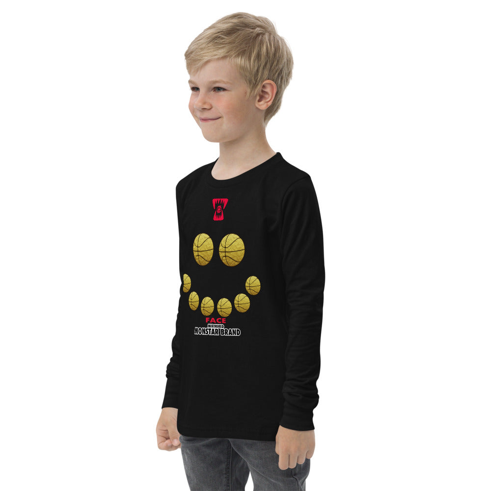 MMB - Hoop Smiley Face Youth long sleeve tee