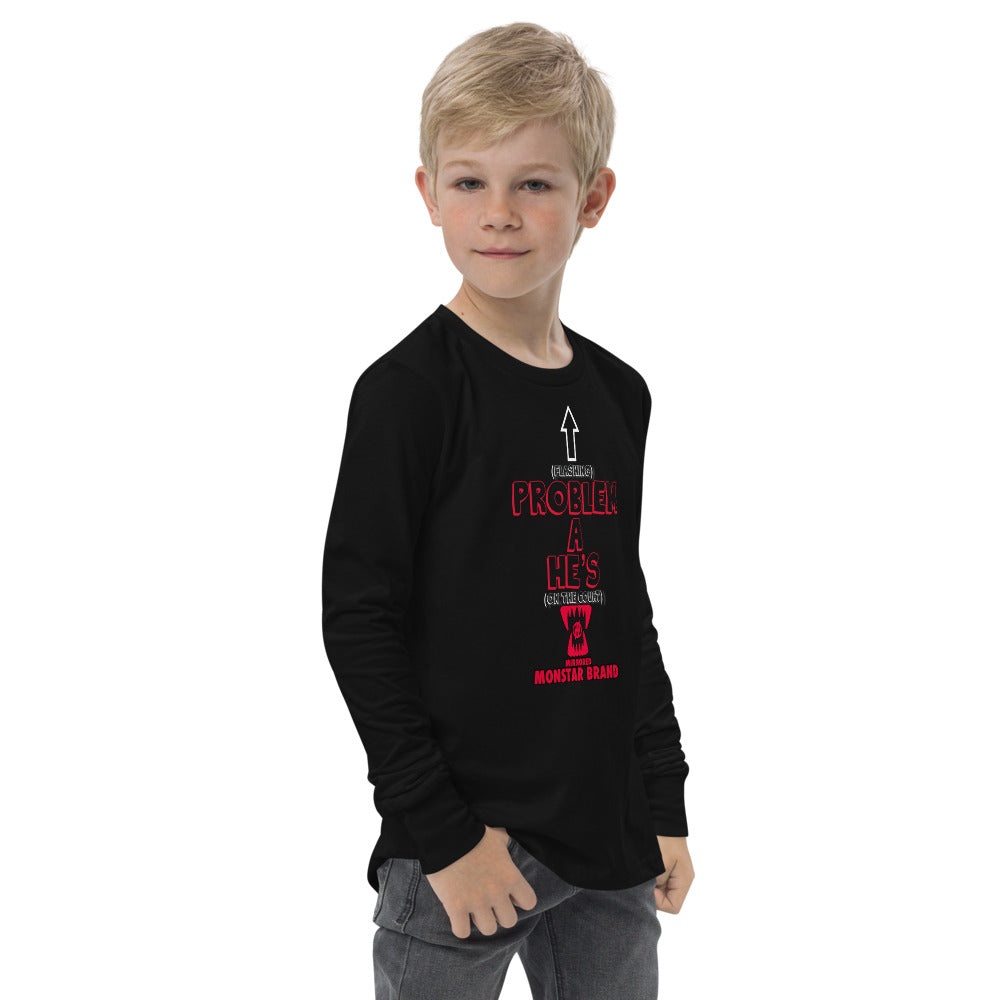 MMB - OTC He's A Problem Youth long sleeve tee