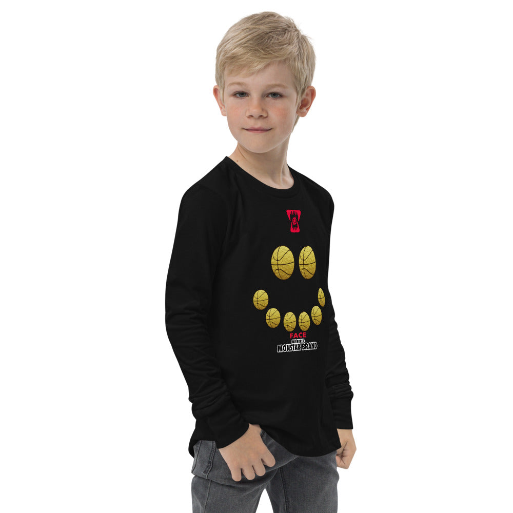 MMB - Hoop Smiley Face Youth long sleeve tee