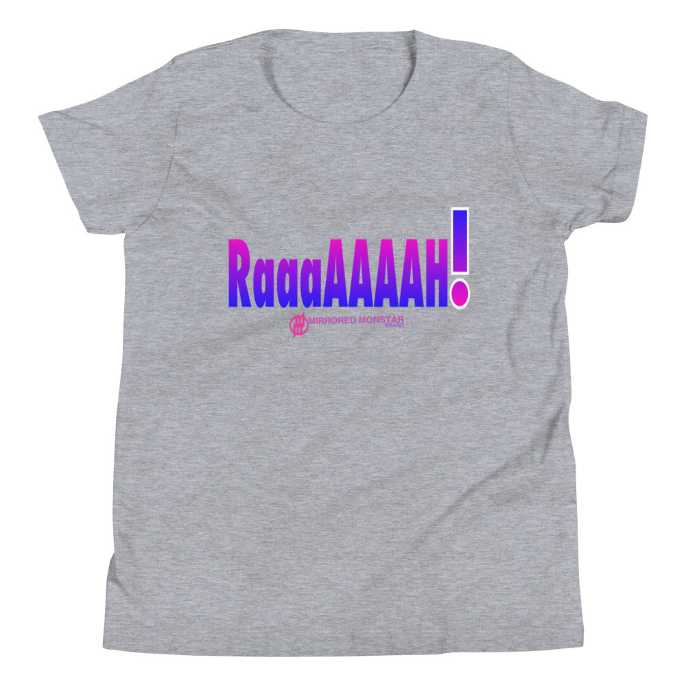 MMB- RaaaAAAAH! (Purple/Pink) Youth Short Sleeve T-Shirt