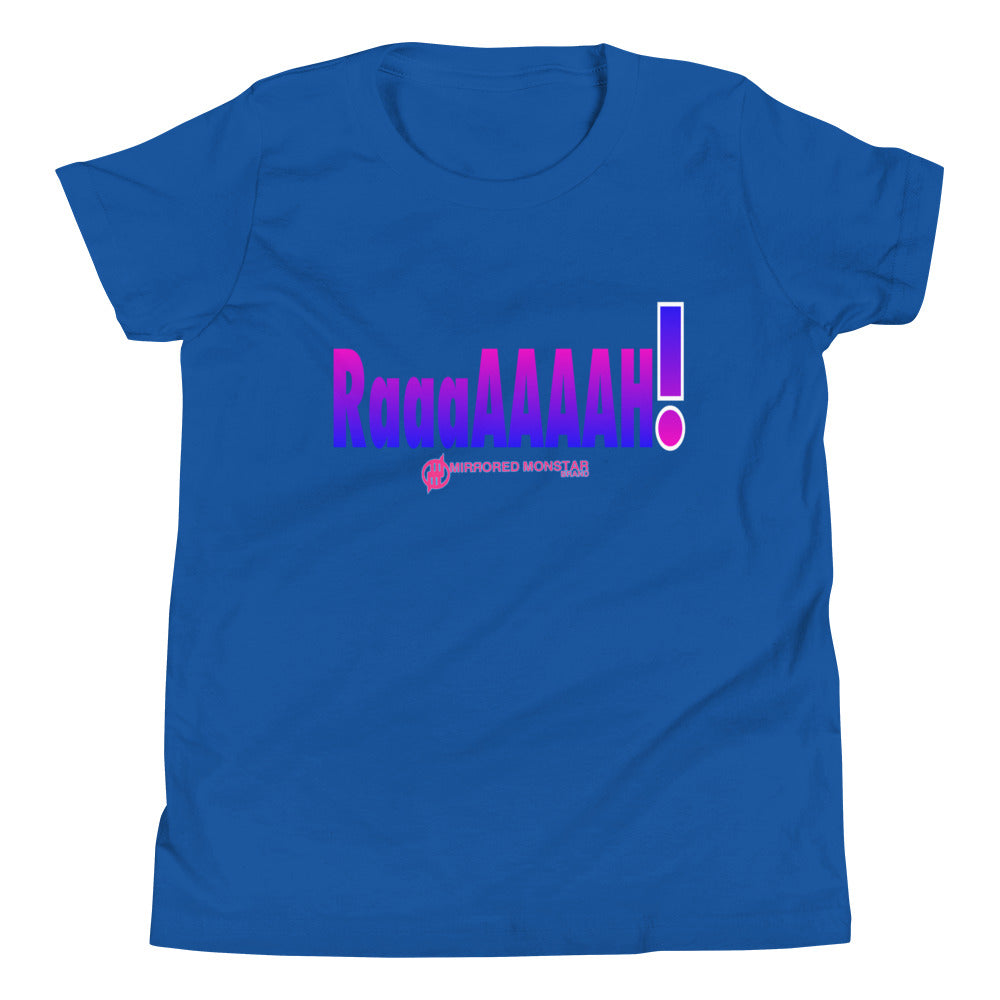 MMB- RaaaAAAAH! (Purple/Pink) Youth Short Sleeve T-Shirt