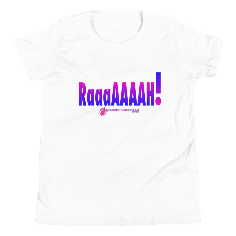 MMB- RaaaAAAAH! (Purple/Pink) Youth Short Sleeve T-Shirt