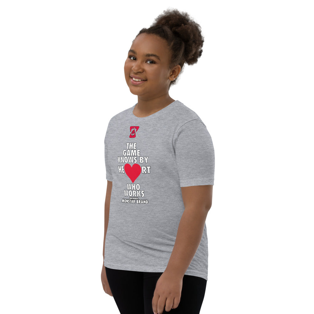 MMB - The Game Knows By Heart Who Works Youth Short Sleeve T-Shirt