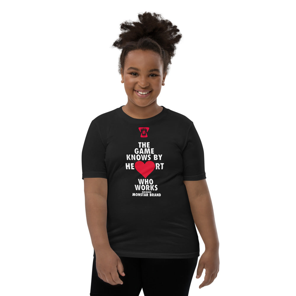 MMB - The Game Knows By Heart Who Works Youth Short Sleeve T-Shirt