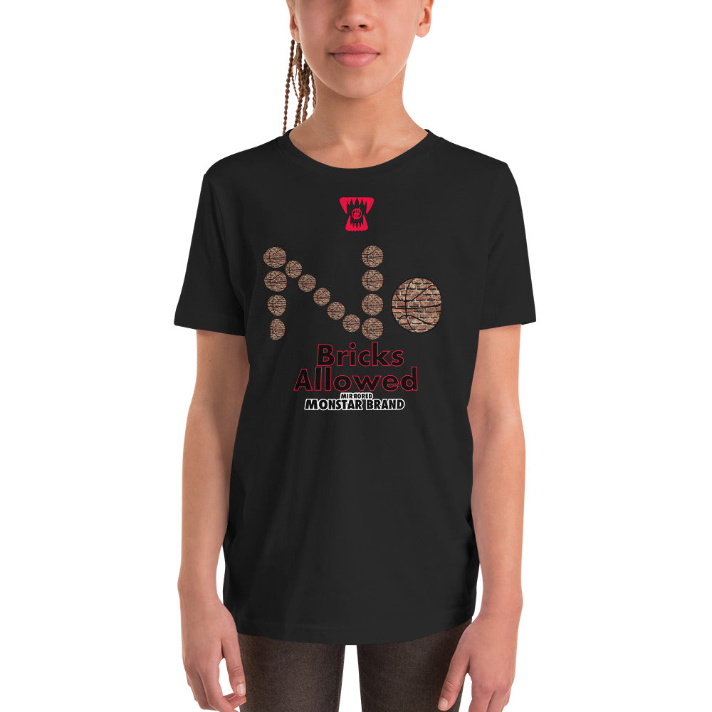 MMB - No Bricks Allowed Youth Short Sleeve T-Shirt